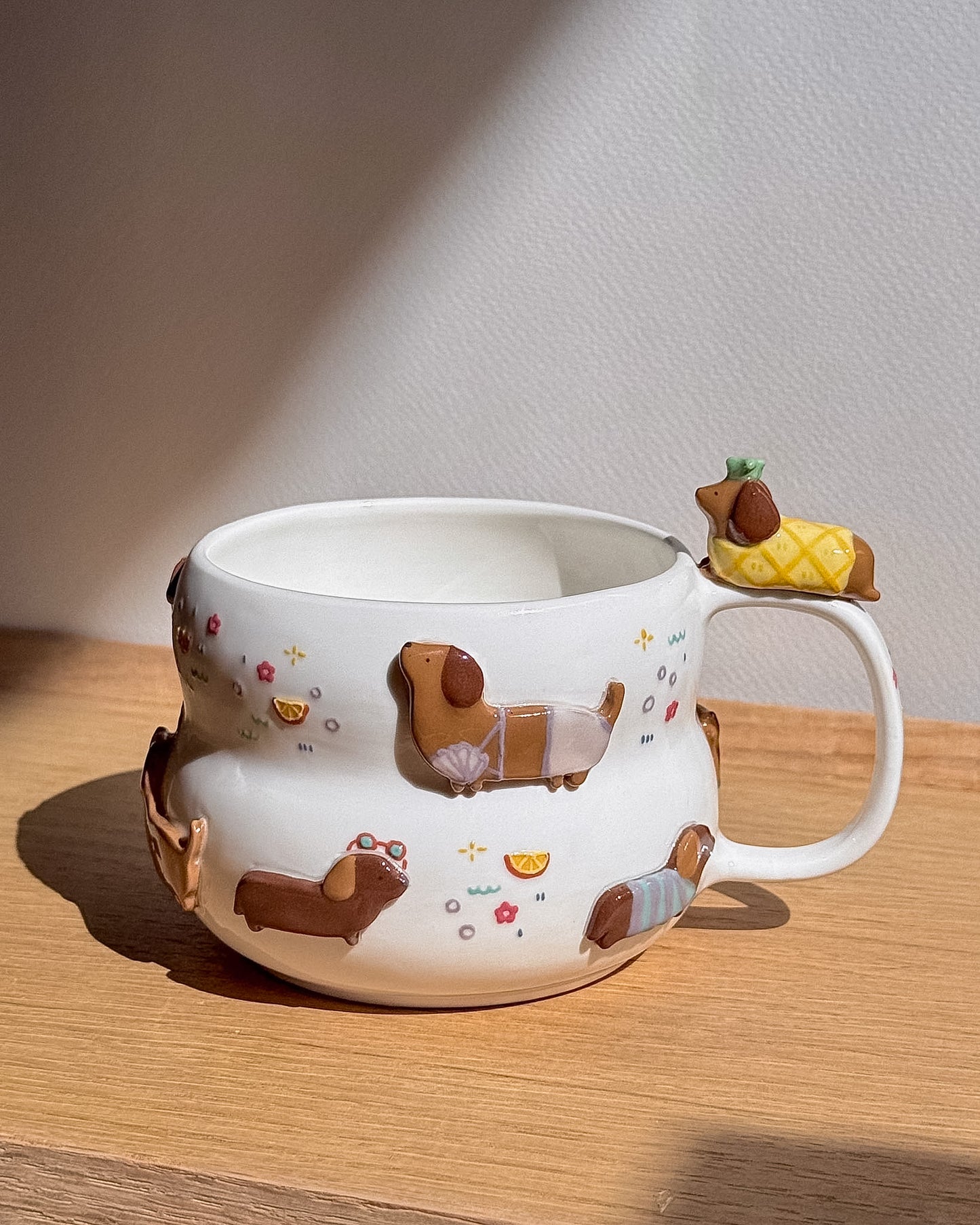 SUMMER DACHSHUND FLUFFY size cup