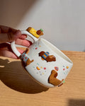 "preorder" SUMMER DACHSHUND CHUBBY size cup : Estimated Completion: JULY