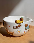 "preorder" SUMMER DACHSHUND Matcha bowl : Estimated Completion: JULY