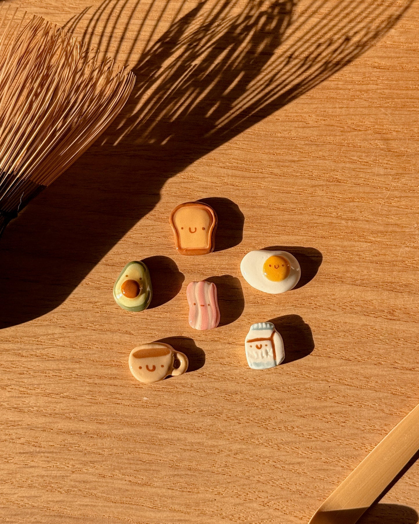 A SET of Sifter Bead, 6 pieces of Breakfast Sifter bead (NEW VERSION)