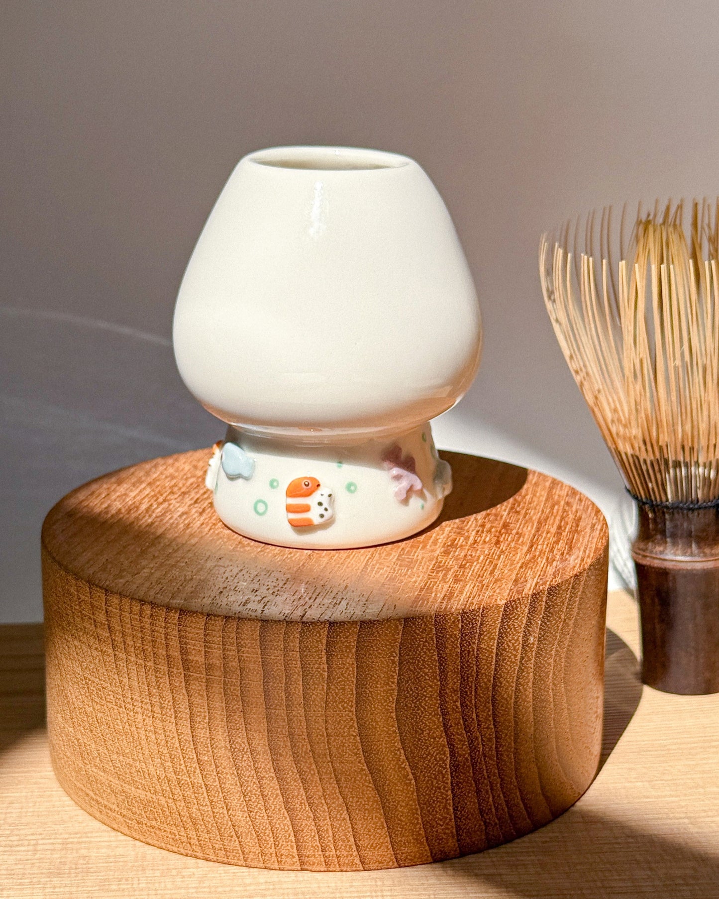 NARWHAL chasen holder, whisk holder, chasen stand