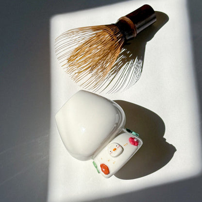 PRE-ORDER of DUCK chasen holder, whisk holder, chasen stand