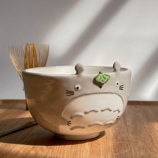 FLUFFY GREY SPIRIT BOWL (No Spout) – Pre-Order | Est. Completion: Oct–Nov