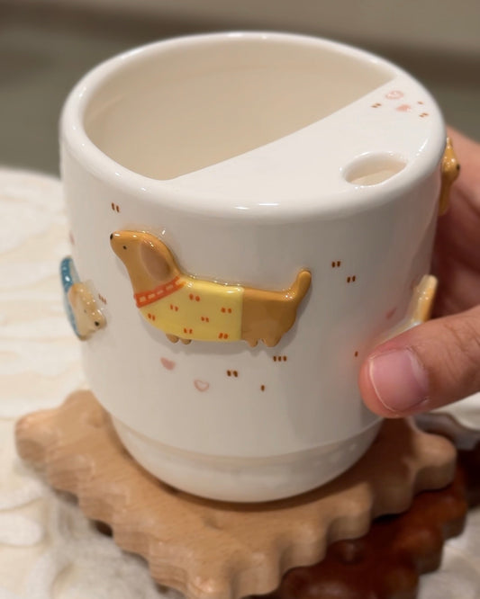 "preorder of" DACHSHUND To-Go Cup, Estimated Completion: AUG
