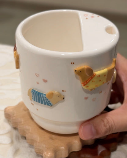 "preorder of" DACHSHUND To-Go Cup, Estimated Completion: AUG
