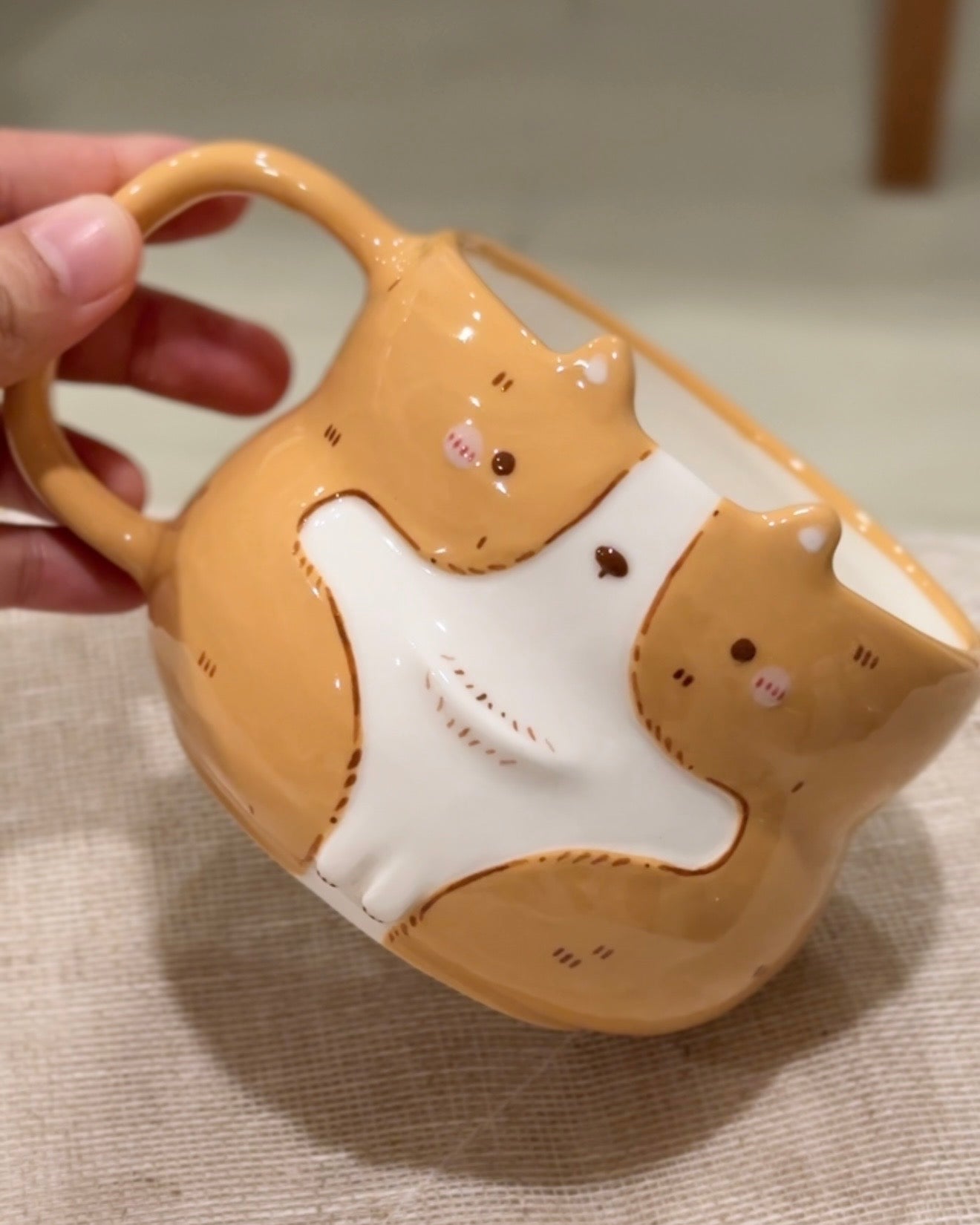 CORGI PUFF cup, Fluffy size