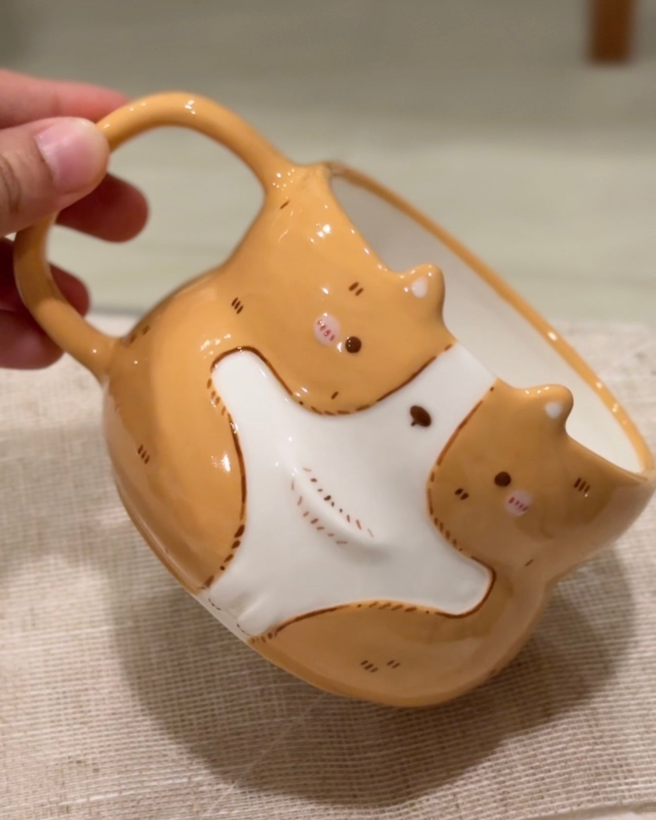 CORGI PUFF cup, Fluffy size