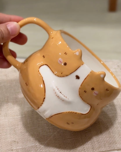 CORGI PUFF cup, Fluffy size