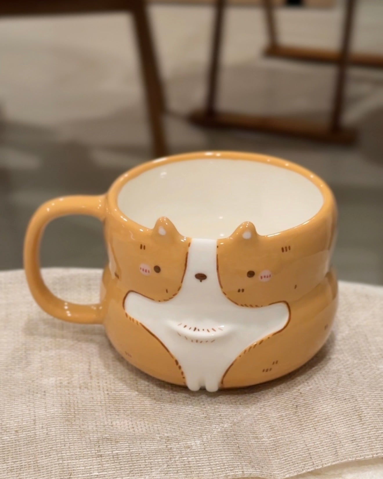 CORGI PUFF cup, Fluffy size
