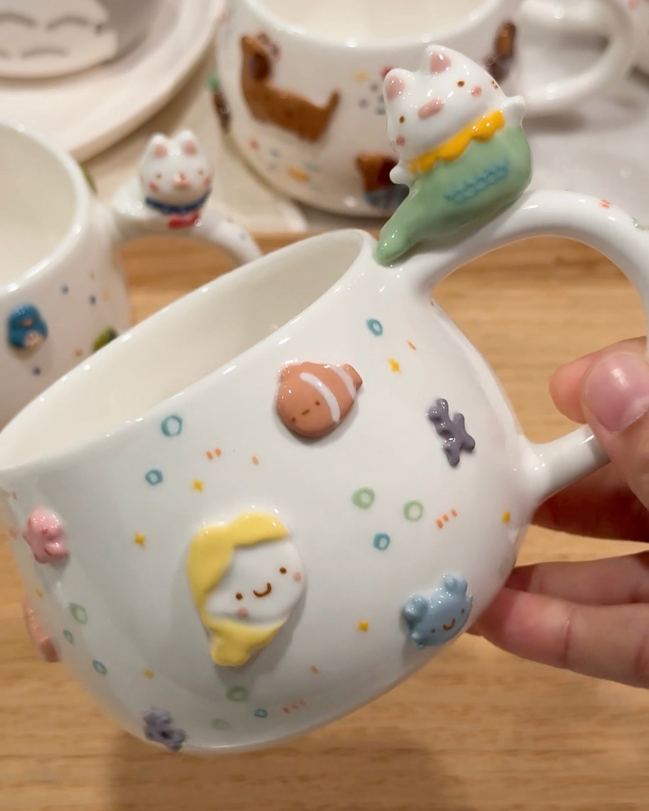 KITTIE MERMAID cup , CHUBBY size