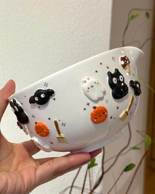 SPOOKY Matcha Bowl– Pre-Order | Est. Completion: Before Oct, in time for Spooky Season