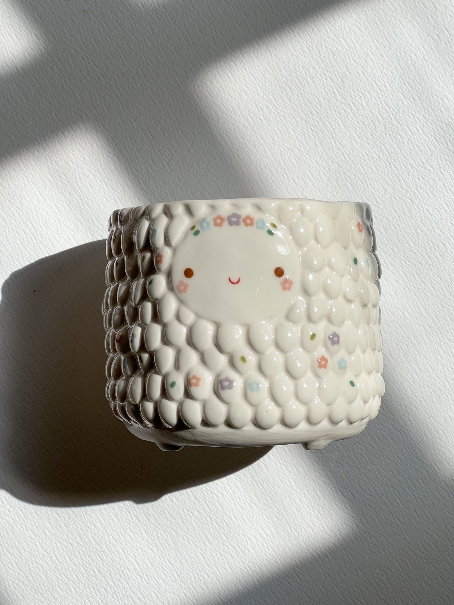✨Mid year sale : Ora planter new version, flowers painted, 15%off!