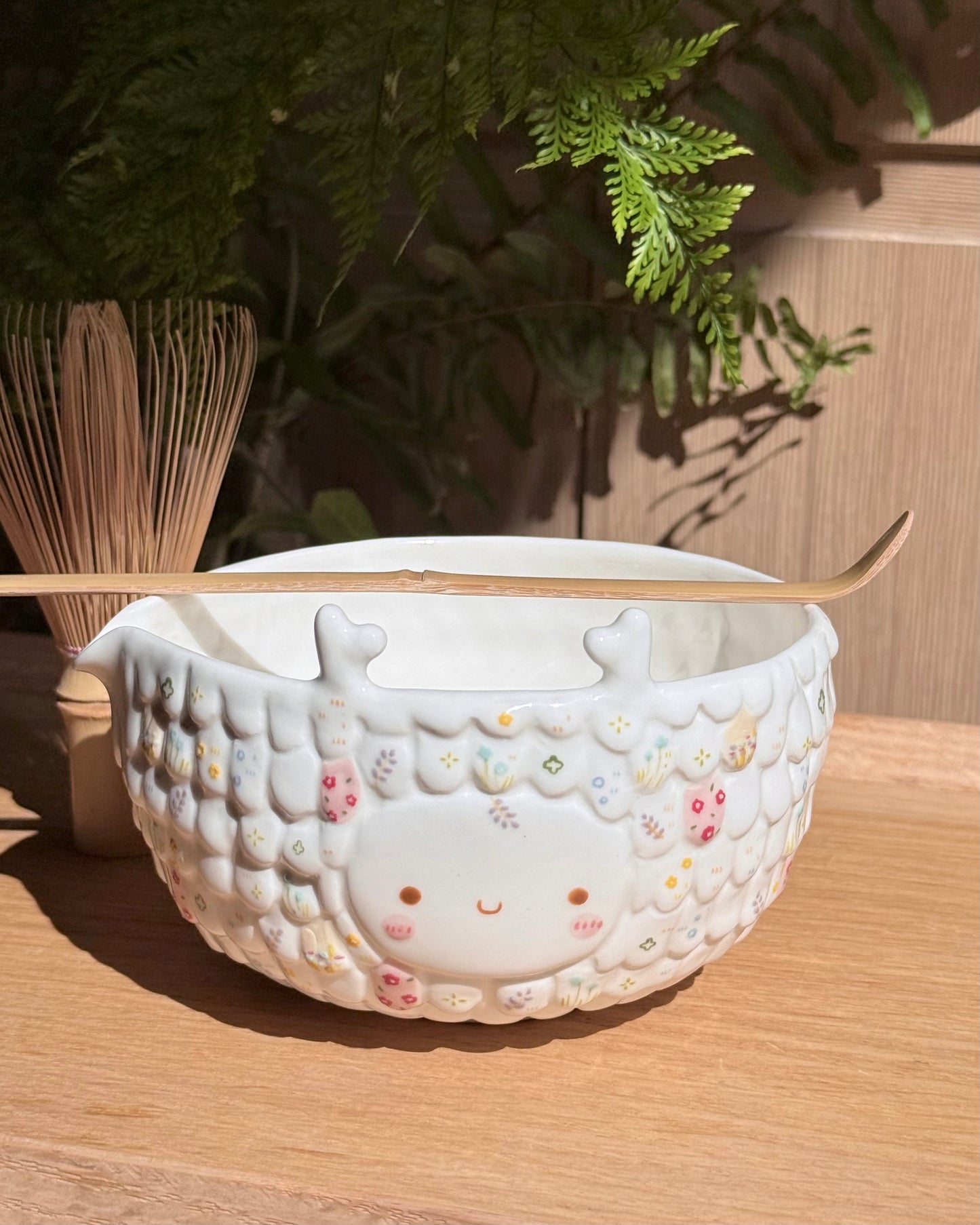 "Preorder of" ORA Wild flower Matcha bowl , Estimated Completion: AUG -SEP