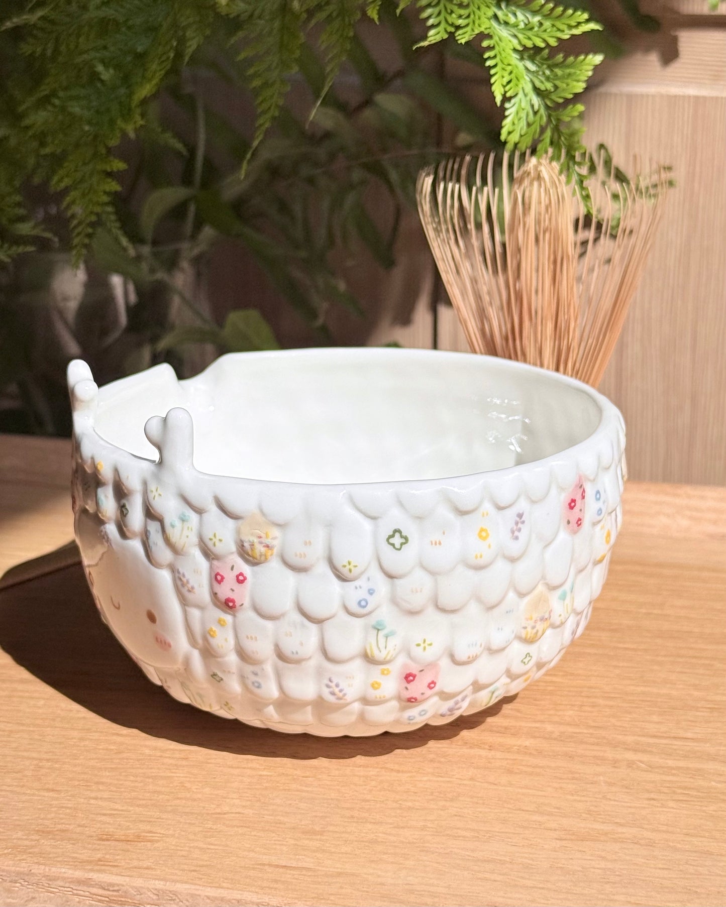 "Preorder of" ORA Wild flower Matcha bowl , Estimated Completion: AUG -SEP