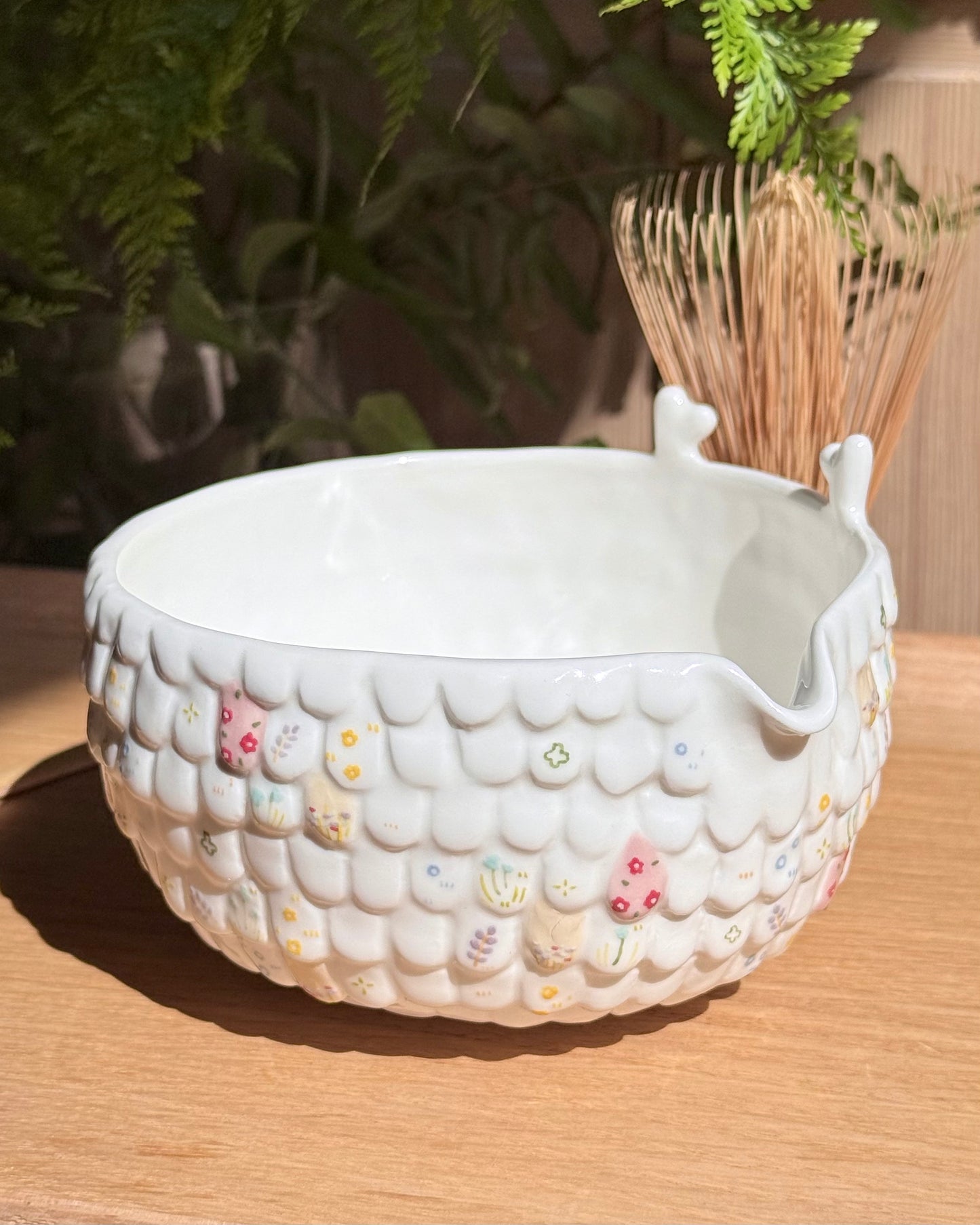 "Preorder of" ORA Wild flower Matcha bowl , Estimated Completion: AUG -SEP
