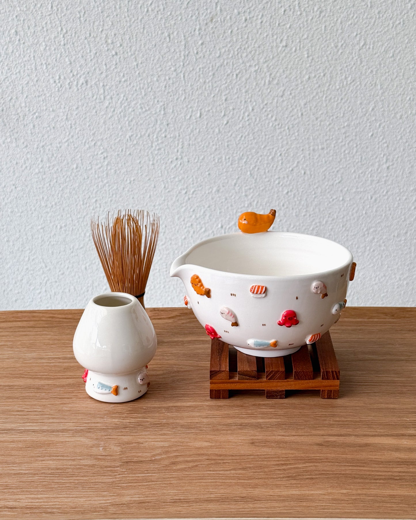 TEMPURA matcha bowl, Chawan(PRE-ORDER), Estimated Completion: November