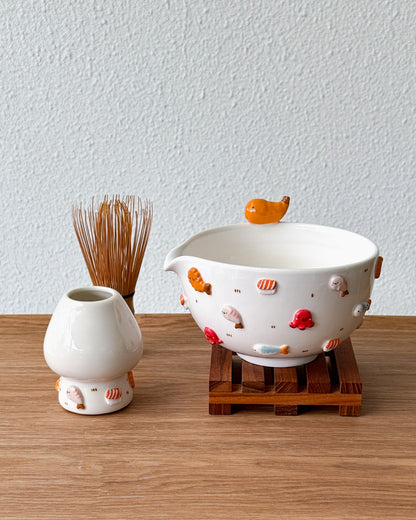 TEMPURA chasen holder, whisk holder (PRE-ORDER) , Estimated Completion: November