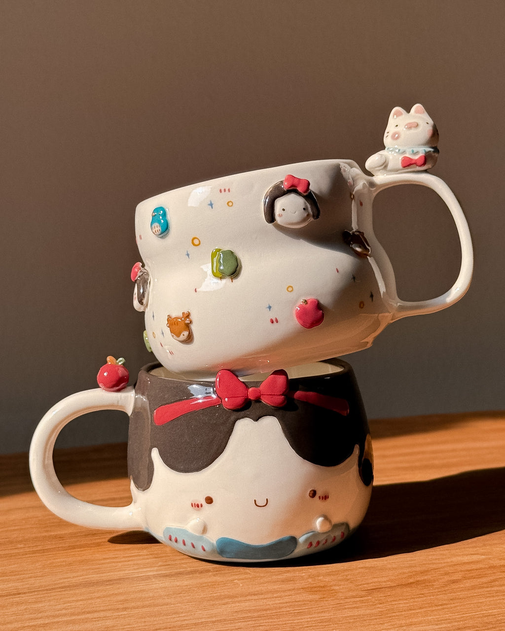 SNOWY CAT, FLUFFY size cup