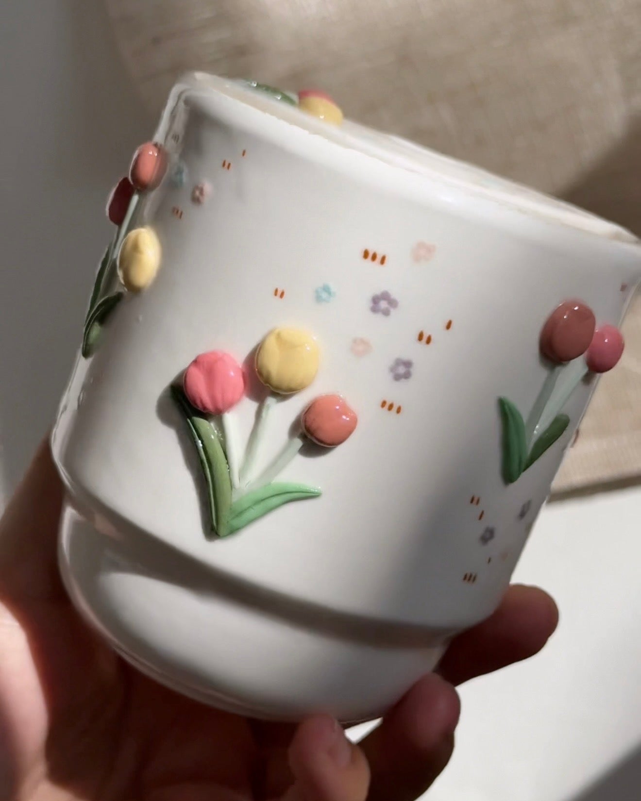"Preorder of"BUNNY TULIP To-Go Cup, Estimated Completion: AUG-SEP