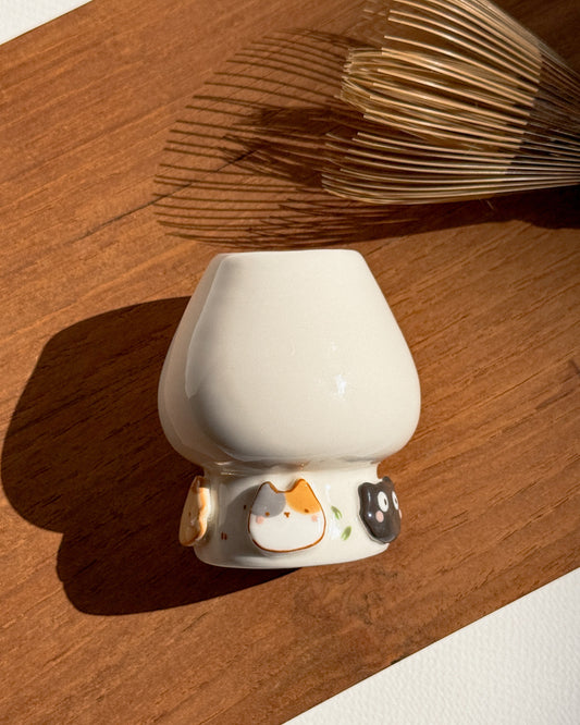 CAT chasen holder, whisk holder (PRE-ORDER) , Estimated Completion: November