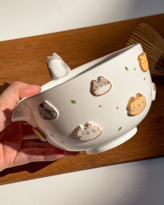 CAT matcha bowl, Chawan(PRE-ORDER), Estimated Completion: December