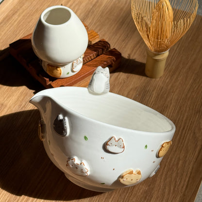 CAT matcha bowl, Chawan(PRE-ORDER), Estimated Completion: November