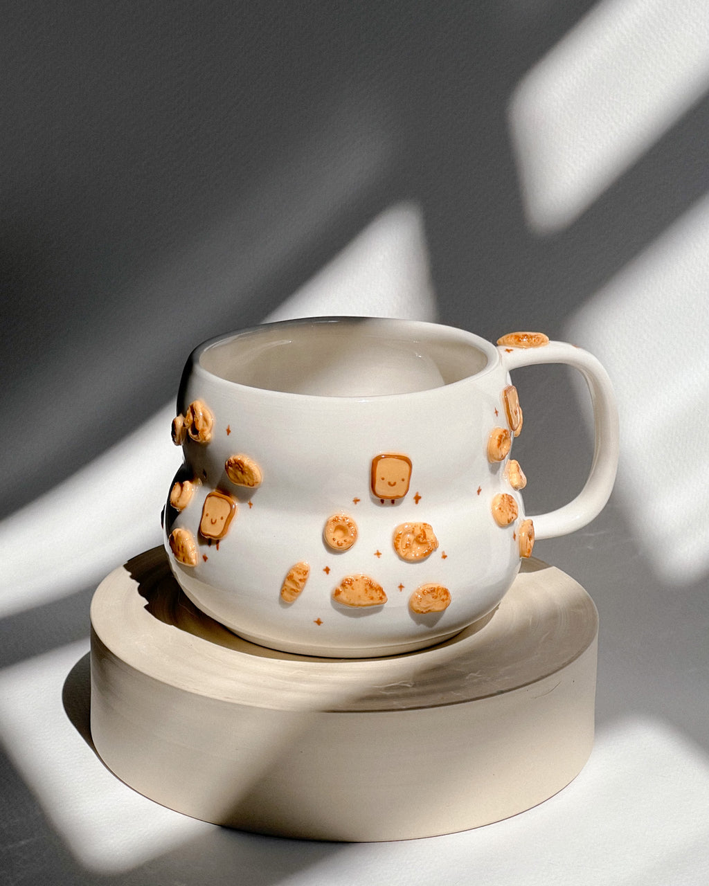 Happy bread cup Fluffy size