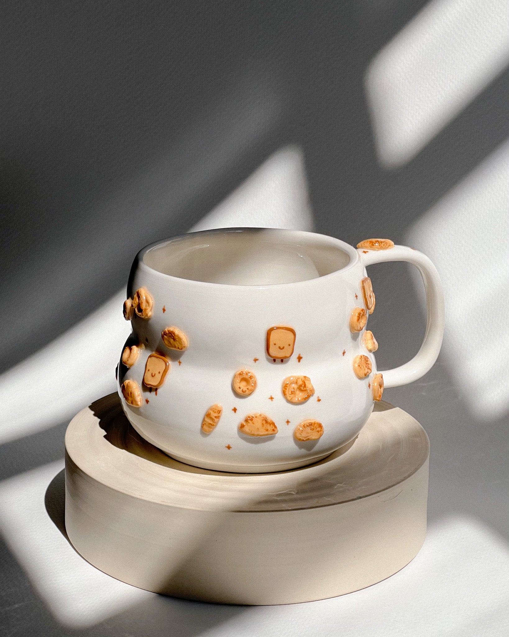 Happy bread cup Fluffy size