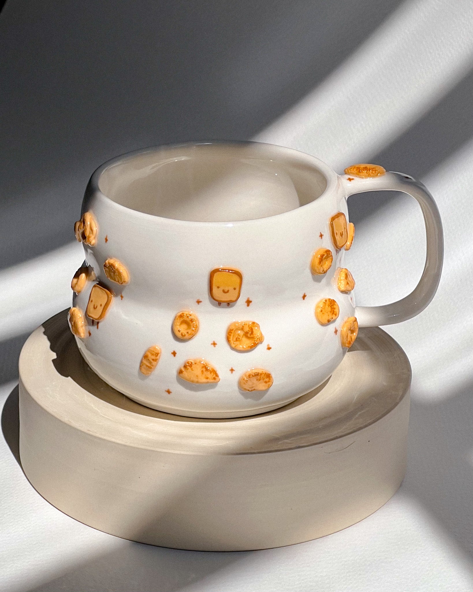 Happy bread cup Fluffy size