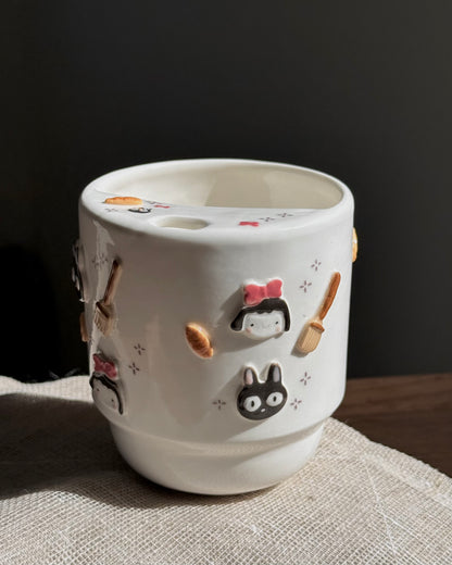 "Preorder of"TINY WITCH To-Go Cup, Estimated Completion: the End of September.