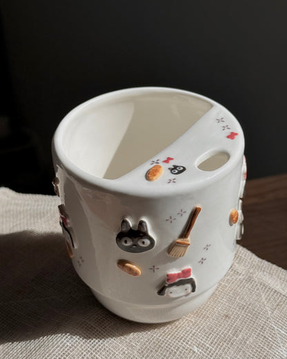 "Preorder of"TINY WITCH To-Go Cup, Estimated Completion: the End of September.