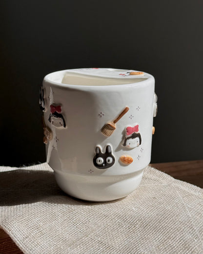 "Preorder of"TINY WITCH To-Go Cup, Estimated Completion: the End of September.
