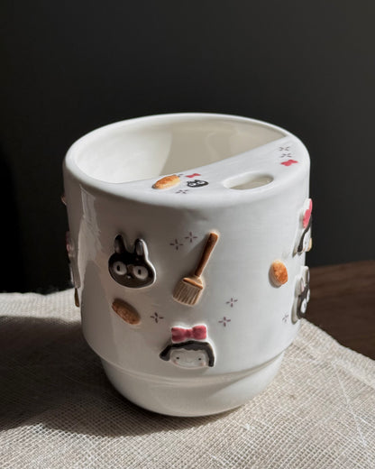 "Preorder of"TINY WITCH To-Go Cup, Estimated Completion: the End of September.