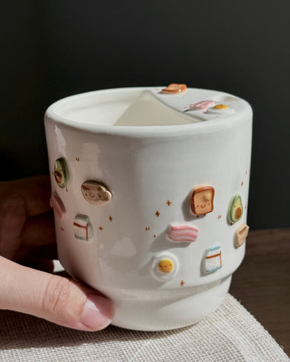 "Preorder of"BREAKFAST To-Go Cup, Estimated Completion: the End of September.