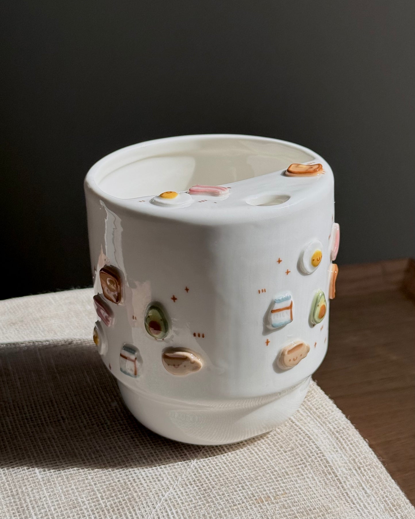 "Preorder of"BREAKFAST To-Go Cup, Estimated Completion: the End of September.