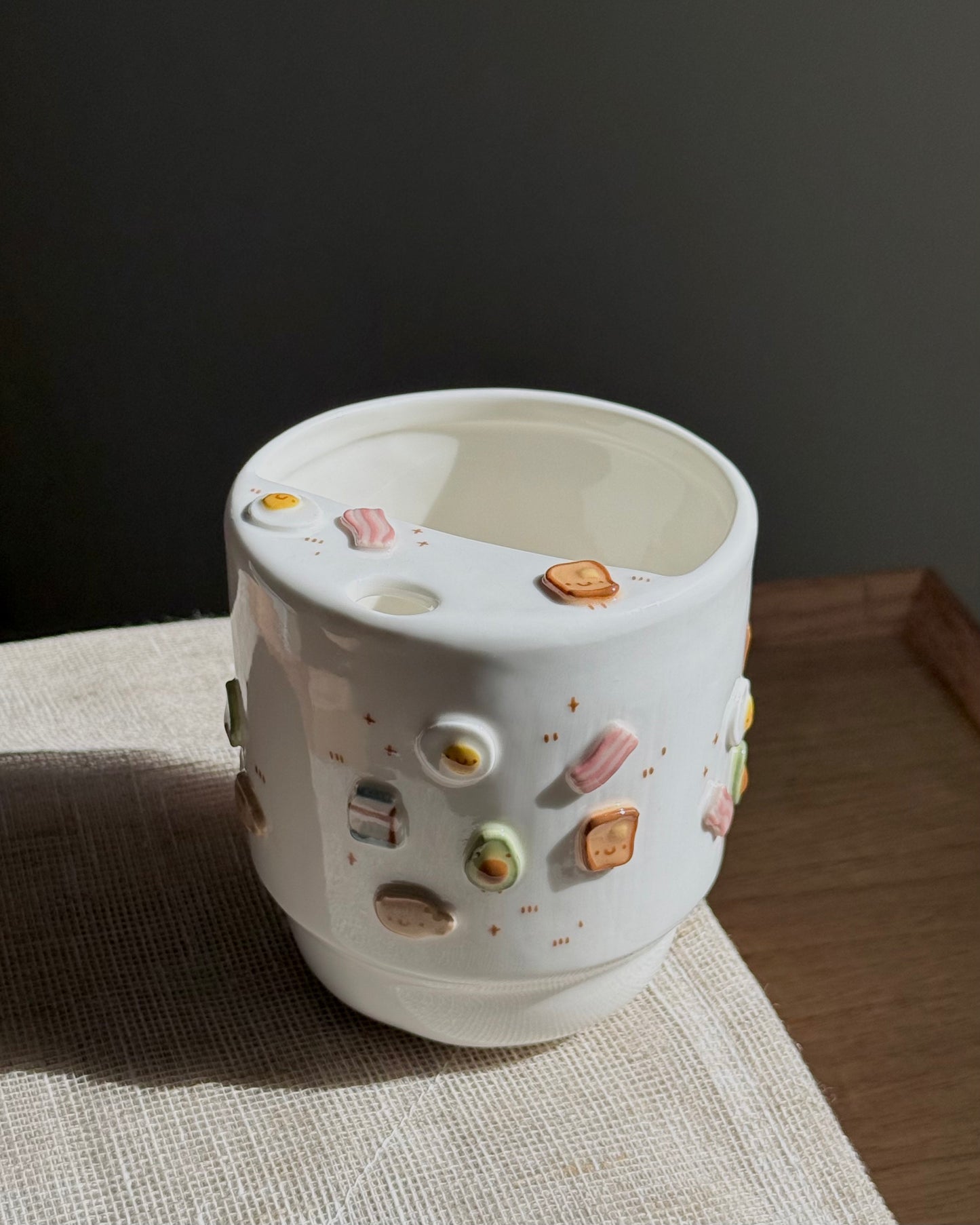 "Preorder of"BREAKFAST To-Go Cup, Estimated Completion: the End of September.