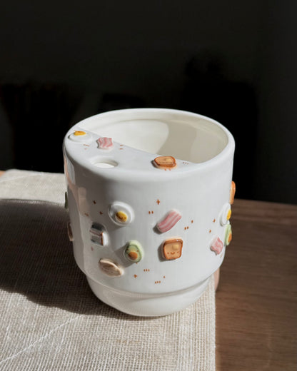 "Preorder of"BREAKFAST To-Go Cup, Estimated Completion: the End of September.