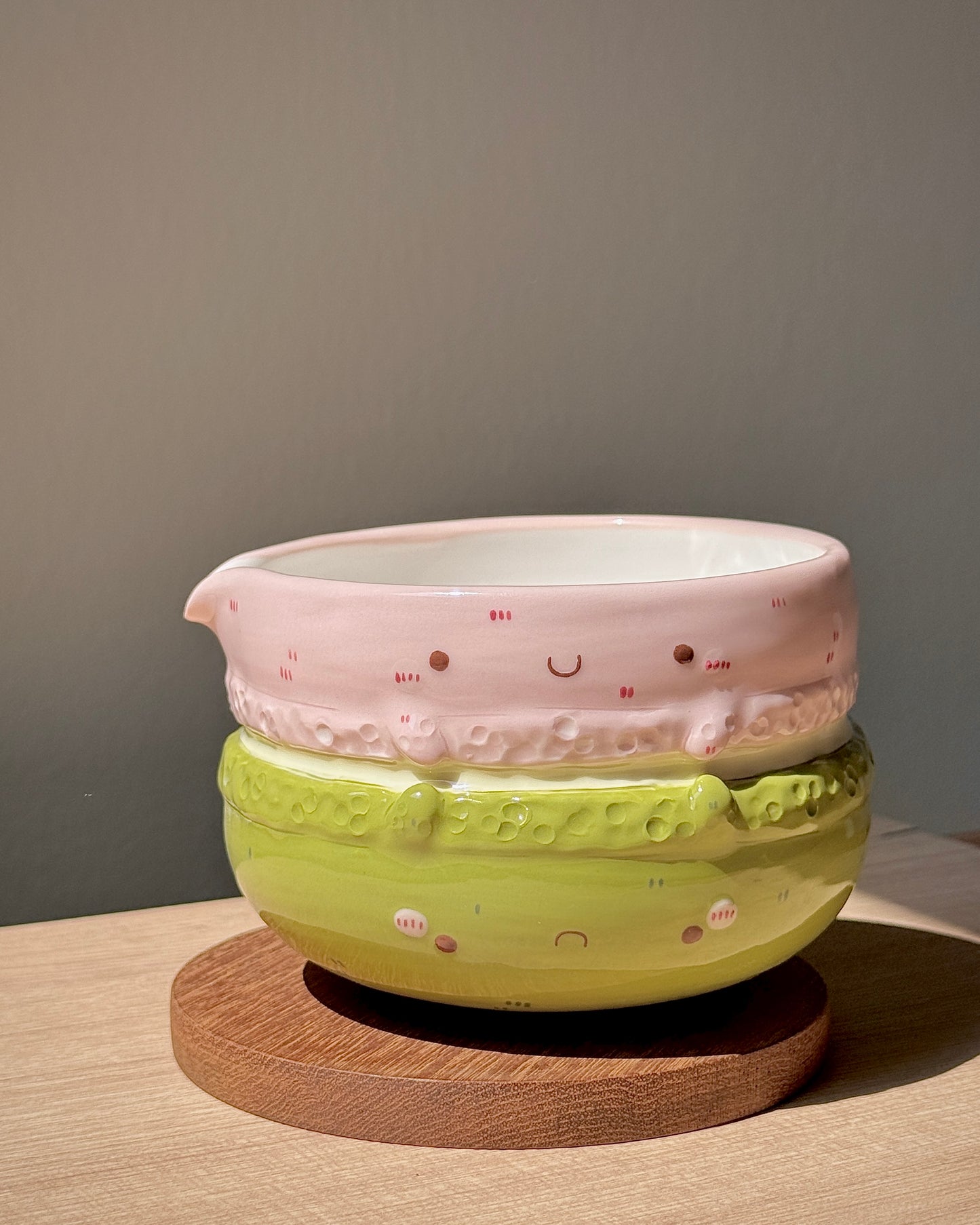 MACARON, FLUFFY Matcha bowl, Chawan (PRE-ORDER), Estimated Completion: April