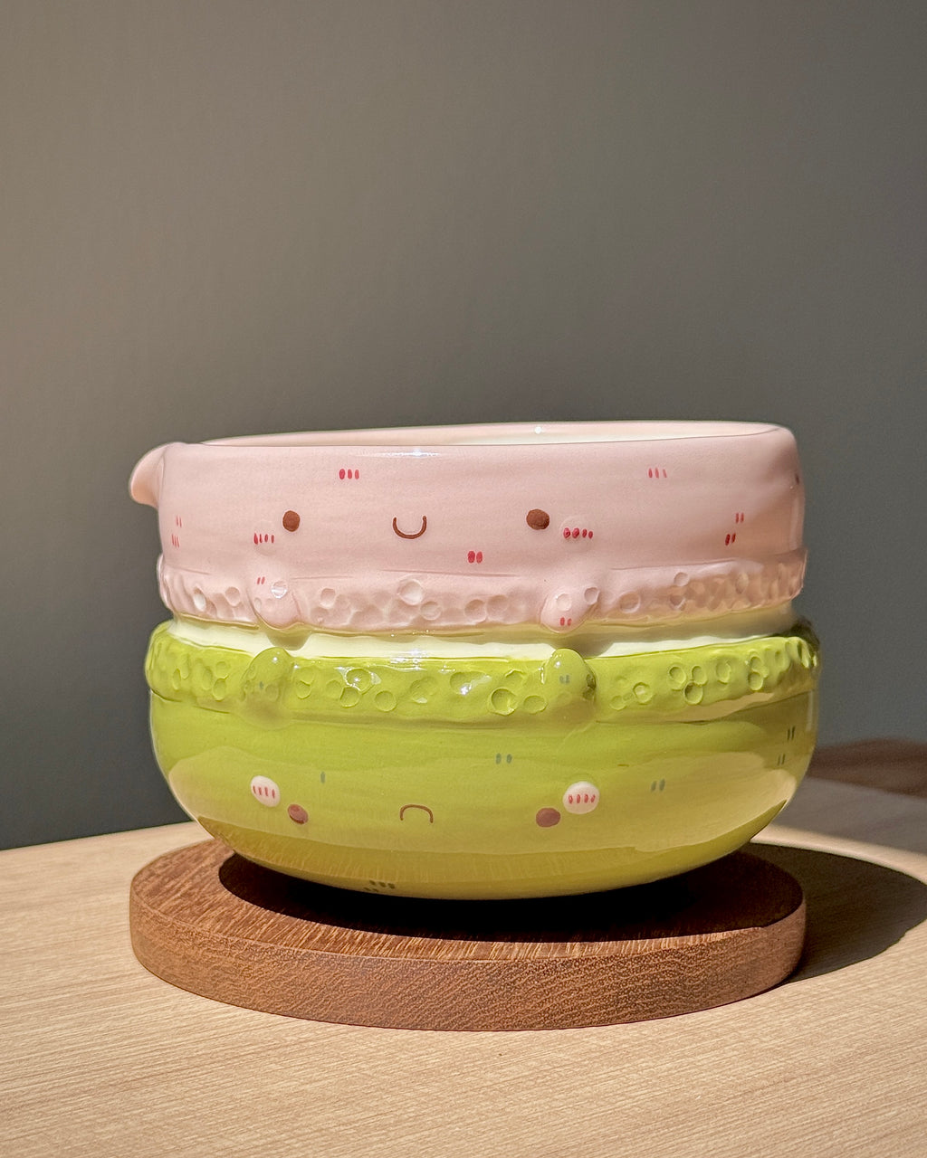MACARON, FLUFFY Matcha bowl, Chawan (PRE-ORDER), Estimated Completion: JUNE