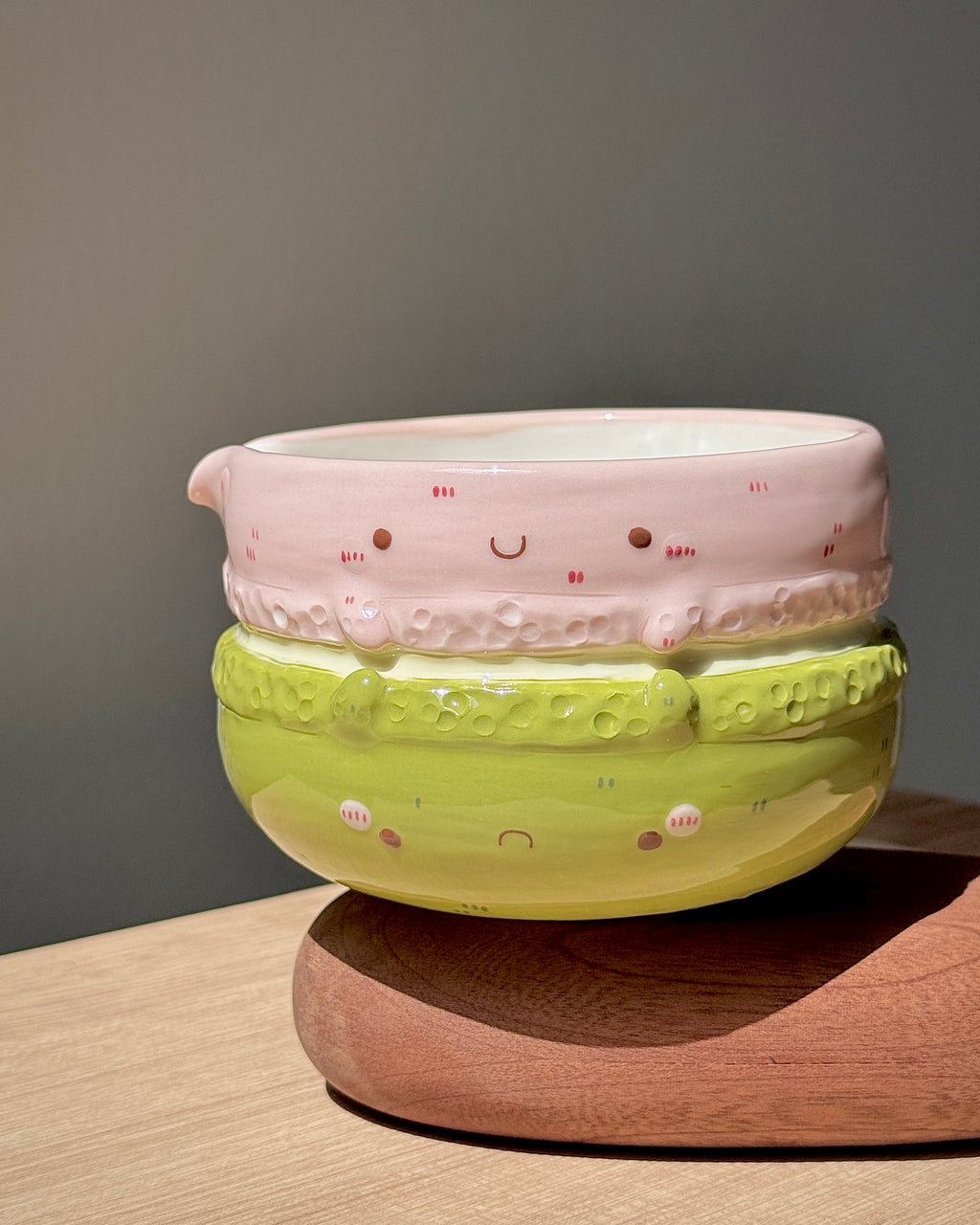 MACARON, FLUFFY Matcha bowl, Chawan (PRE-ORDER), Estimated Completion: JUNE