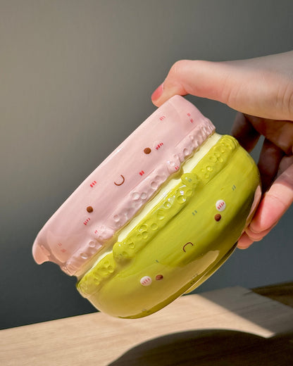 MACARON, FLUFFY Matcha bowl, Chawan (PRE-ORDER), Estimated Completion: April