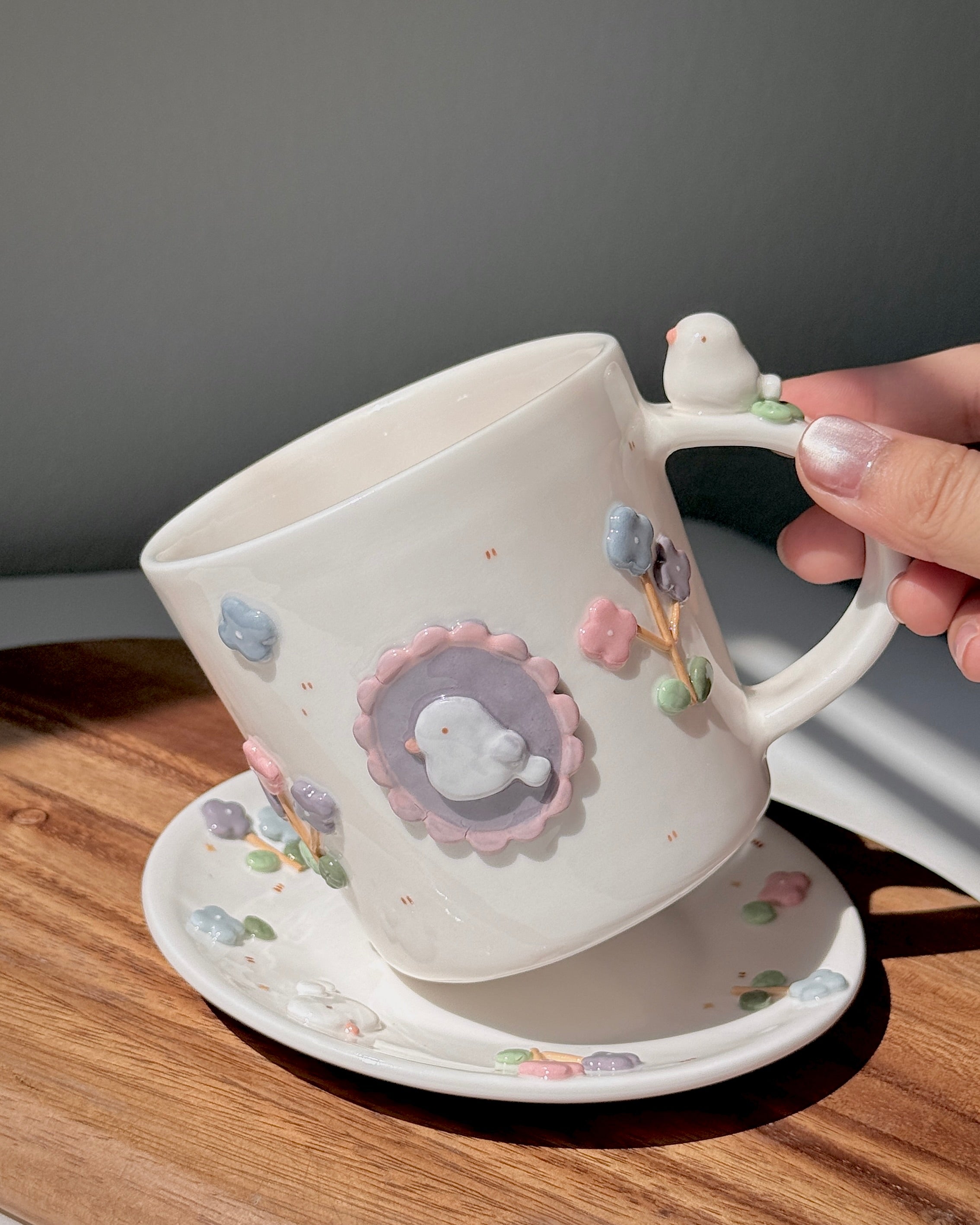 BLOSSOM BIRD, CLASSIC size cup (PRE-ORDER), Estimated Completion: MAY