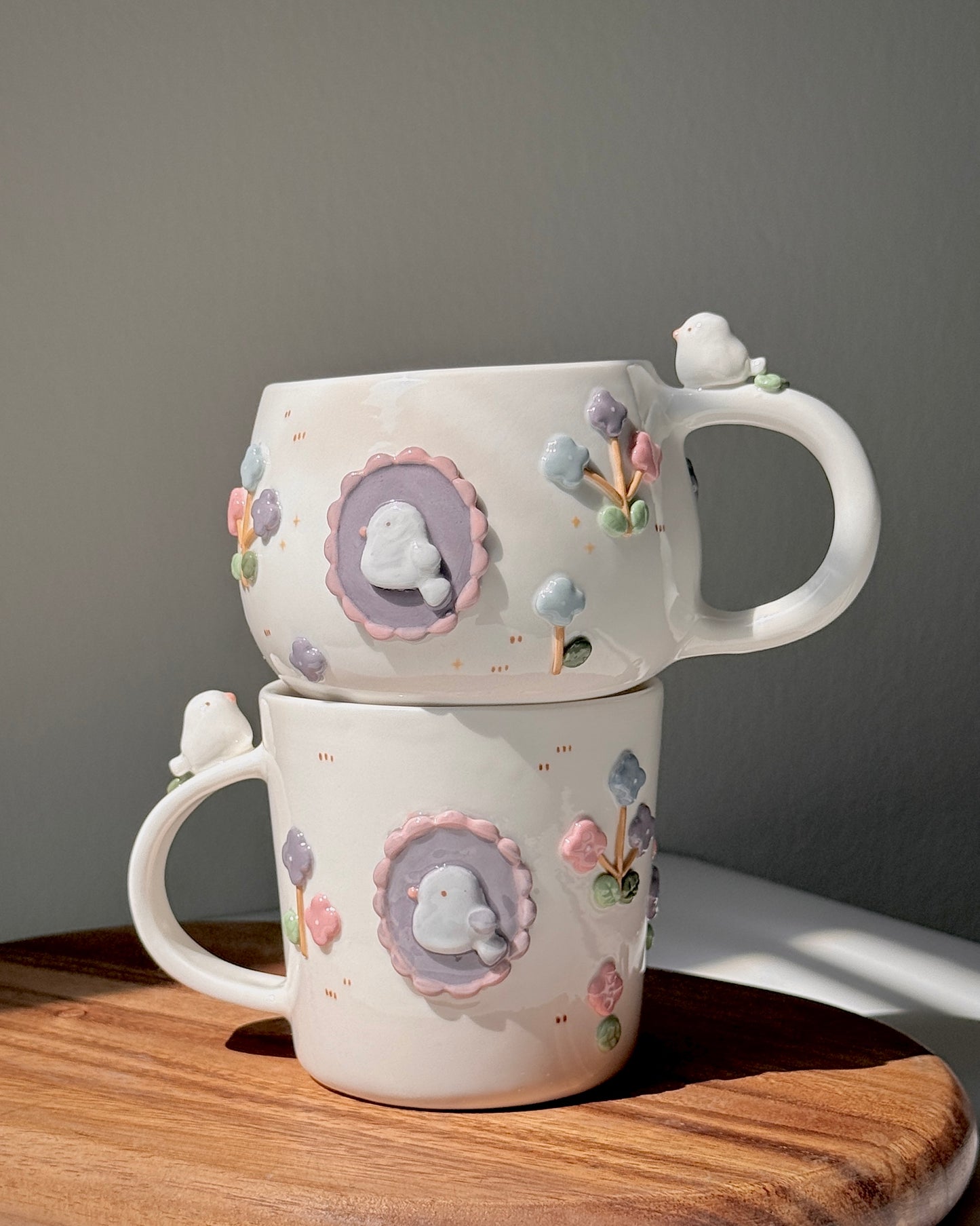 BLOSSOM BIRD, CLASSIC size cup (PRE-ORDER), Estimated Completion: MAY