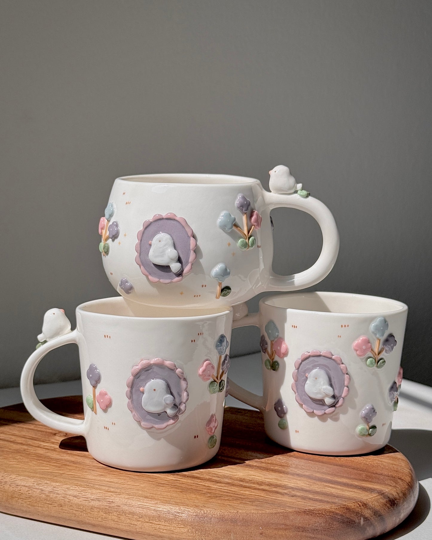 BLOSSOM BIRD, CLASSIC size cup (PRE-ORDER), Estimated Completion: MAY