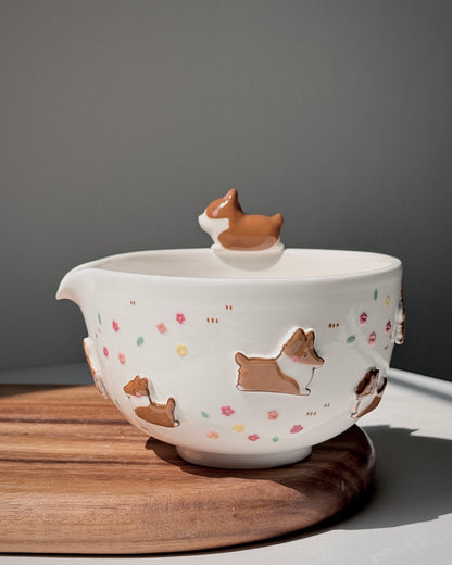CORGI ,Matcha bowl, Chawan (PRE-ORDER), Estimated Completion: April