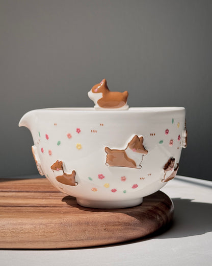 CORGI ,Matcha bowl, Chawan (PRE-ORDER), Estimated Completion: April