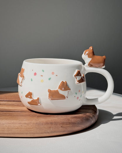 CORGI, CHUBBY size cup (PRE-ORDER), Estimated Completion: APRIL