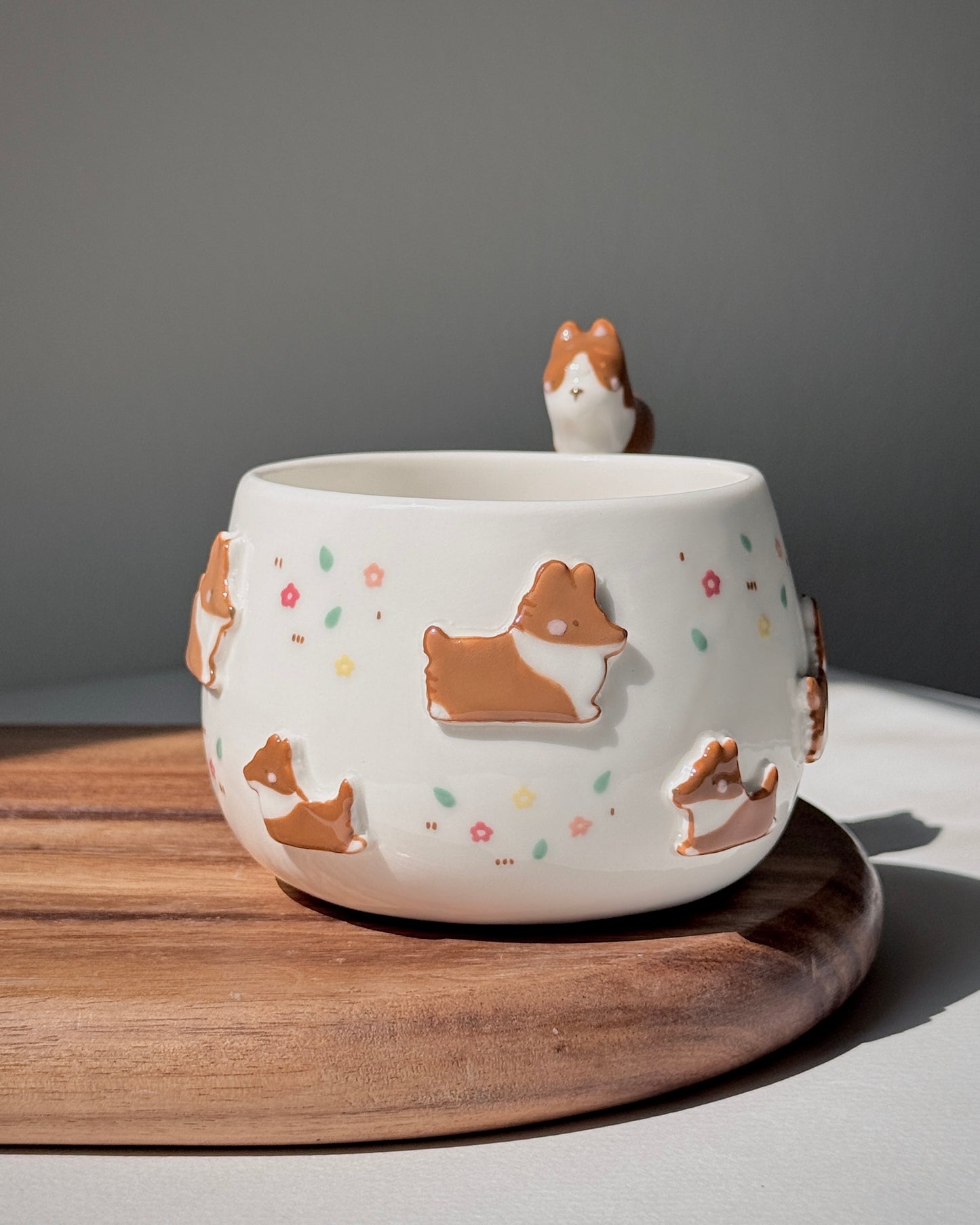 CORGI, CHUBBY size cup (PRE-ORDER), Estimated Completion: APRIL