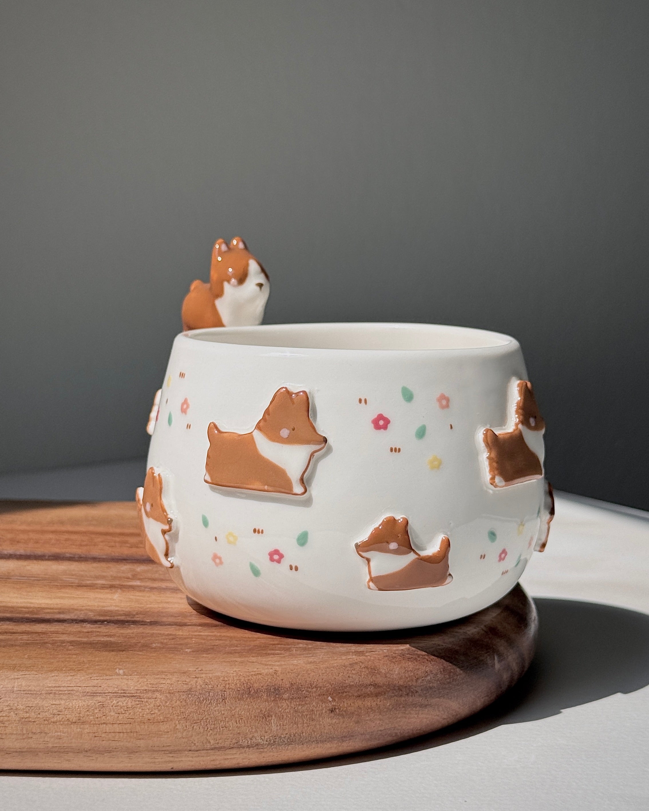 Lot3: CORGI, CHUBBY size cup (PRE-ORDER), Estimated Completion: MAY