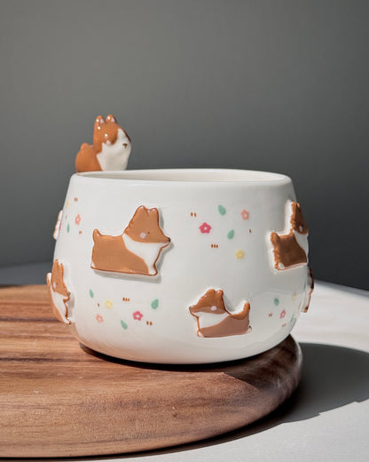 CORGI, CHUBBY size cup (PRE-ORDER), Estimated Completion: APRIL